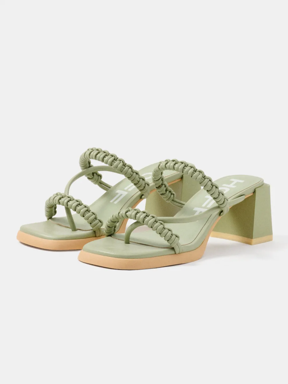HOFF Mid-Heel Sandal Monaco Green>Dames Sandalen