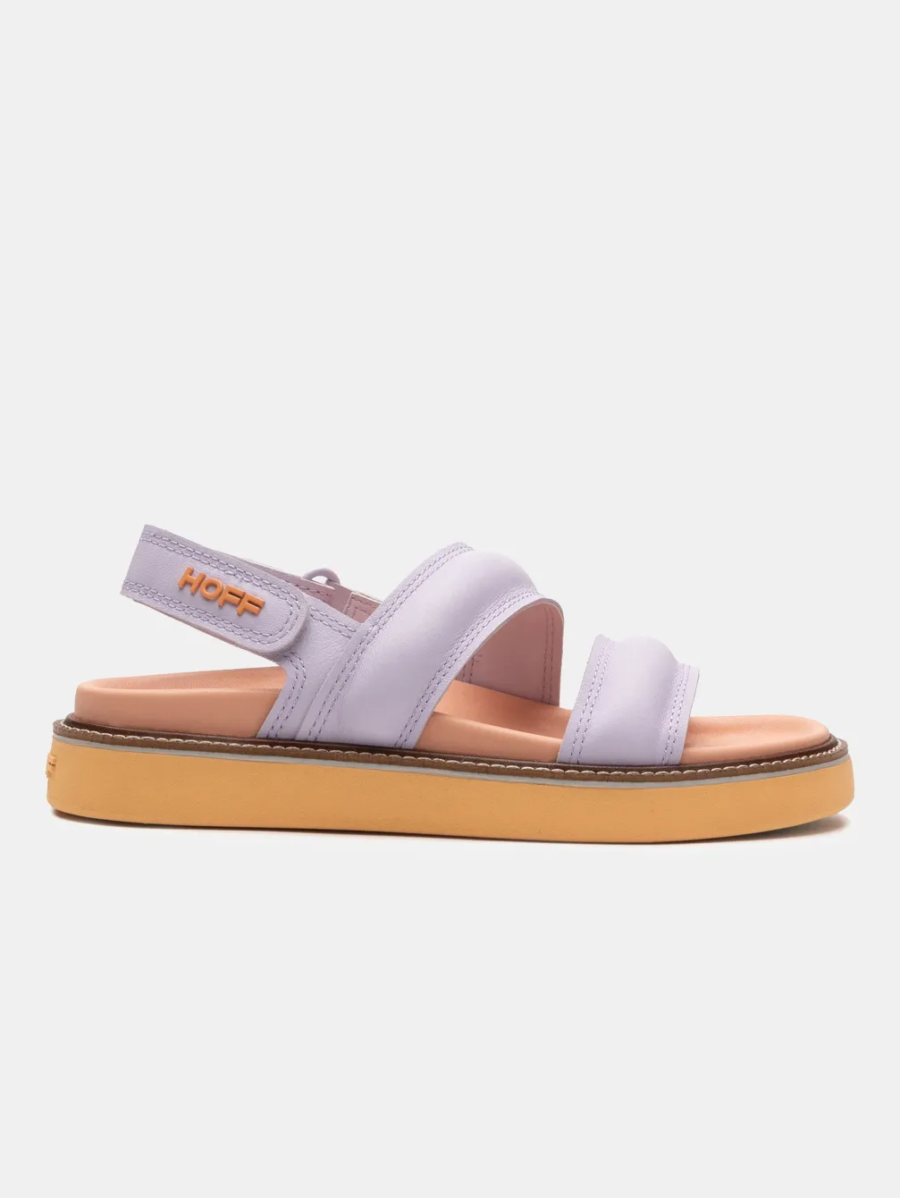 HOFF Sandal Leather Road Lilac>Dames Sandalen