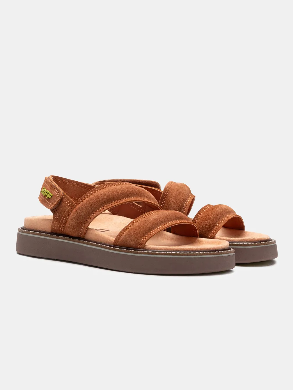 HOFF Sandal Leather Road Terracotta>Dames Sandalen