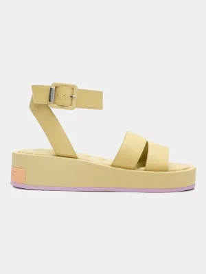 HOFF Sandal Strips Town Yellow>Dames Sandalen